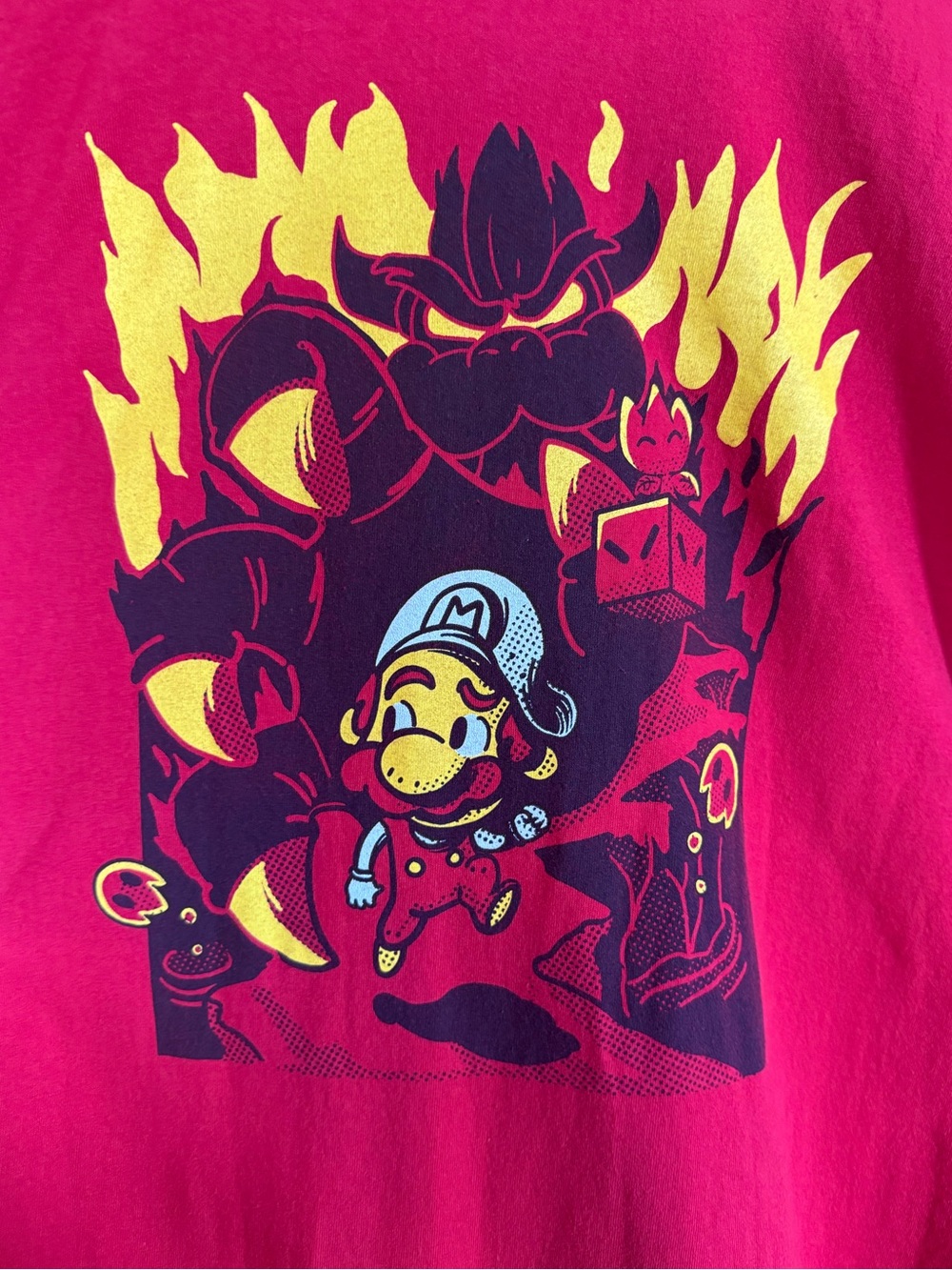 Mario & Bowser Gamer Shirt Mens 4XLT